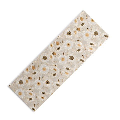 Iveta Abolina Daisy Garden Cream Yoga Mat
