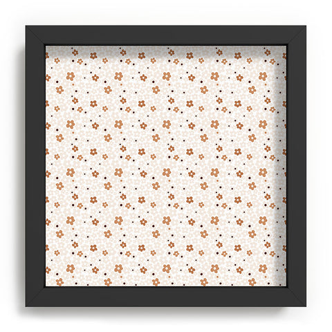 Iveta Abolina Daisy Meadow White Recessed Framing Square