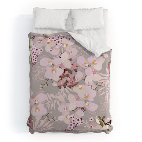 Iveta Abolina Darlene Orchid Duvet Cover