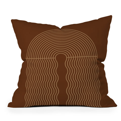 Iveta Abolina Deandre Clay Outdoor Throw Pillow