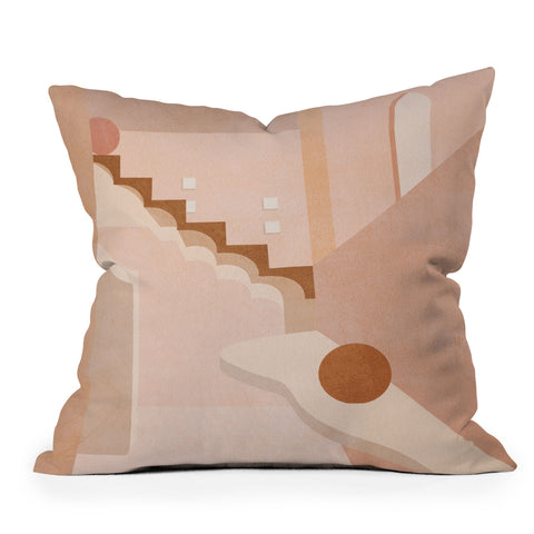 Iveta Abolina Delicious Terra Curves V Outdoor Throw Pillow