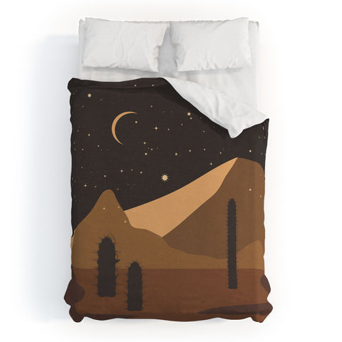 Iveta Abolina Desert Moon Phase I Duvet Cover