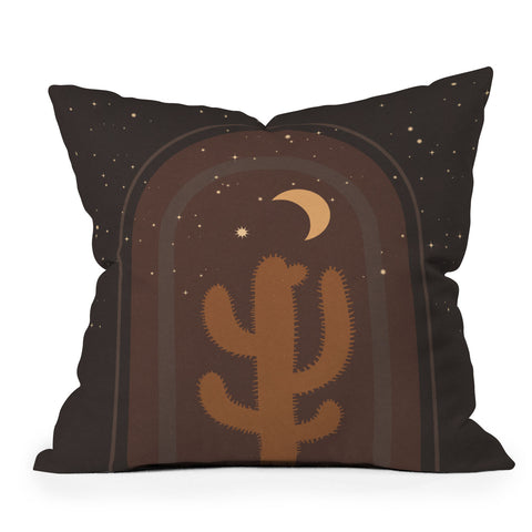 Iveta Abolina Desert Moon Phase II Outdoor Throw Pillow