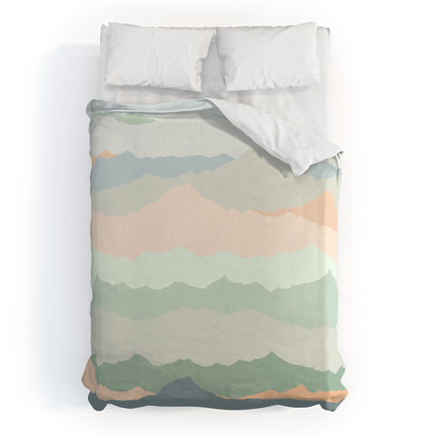 Iveta Abolina Desert Sage Dunes Duvet Cover