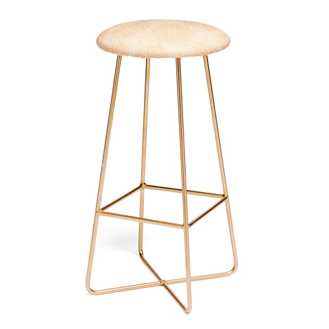 Iveta Abolina Dotted Tile Coral Bar Stool