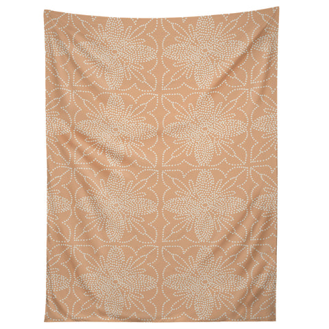 Iveta Abolina Dotted Tile Coral Tapestry