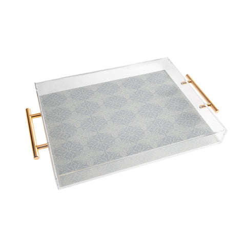 Iveta Abolina Dotted Tile Pale Blue Acrylic Tray