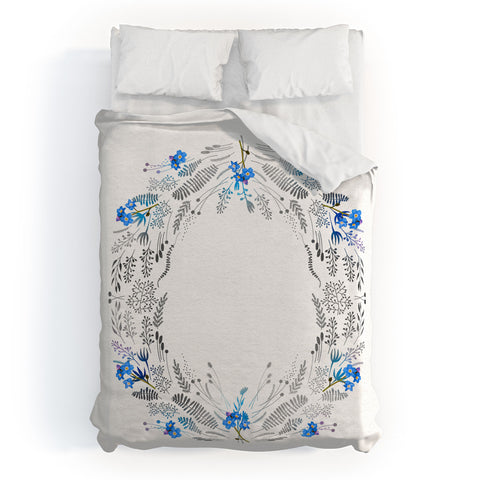 Iveta Abolina Dreamland Blue Duvet Cover