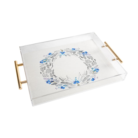 Iveta Abolina Dreamland Blue Acrylic Tray