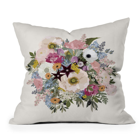 Iveta Abolina Eloise Crepe Outdoor Throw Pillow