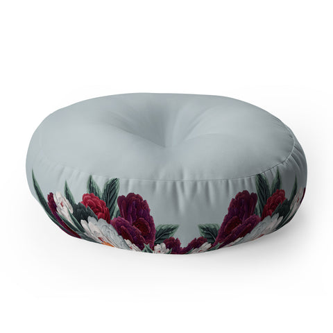 Iveta Abolina English Rose Floor Pillow Round