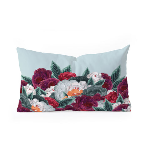 Iveta Abolina English Rose Oblong Throw Pillow
