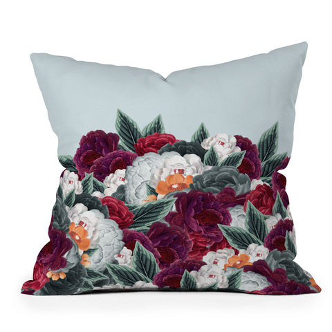Iveta Abolina English Rose Outdoor Throw Pillow