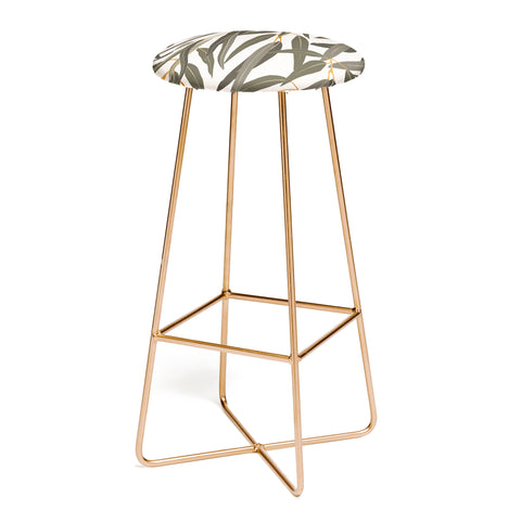 Iveta Abolina Eucalyptus Leaves Cream Bar Stool