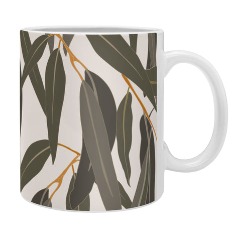 Iveta Abolina Eucalyptus Leaves Cream Coffee Mug