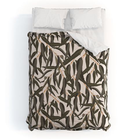 Iveta Abolina Eucalyptus Leaves Cream Comforter
