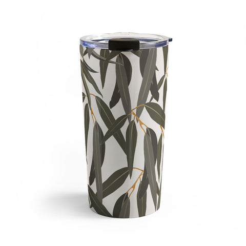 Iveta Abolina Eucalyptus Leaves Cream Travel Mug