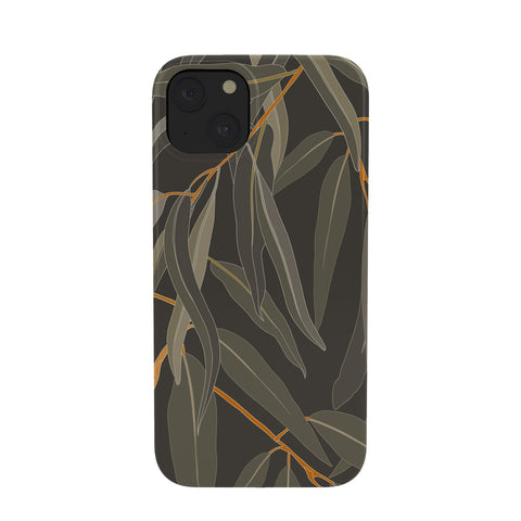 Iveta Abolina Eucalyptus Leaves Deep Olive Phone Case