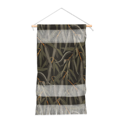 Iveta Abolina Eucalyptus Leaves Deep Olive Wall Hanging Portrait