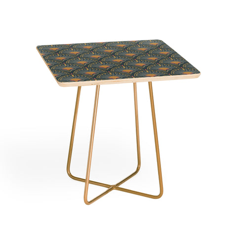 Iveta Abolina Fan Florals Green Side Table