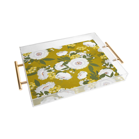 Iveta Abolina Fleurette Midday Acrylic Tray
