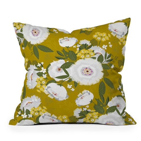 Iveta Abolina Fleurette Midday Outdoor Throw Pillow