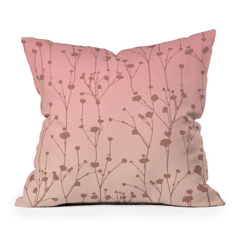 Iveta Abolina Floral Blush Outdoor Throw Pillow