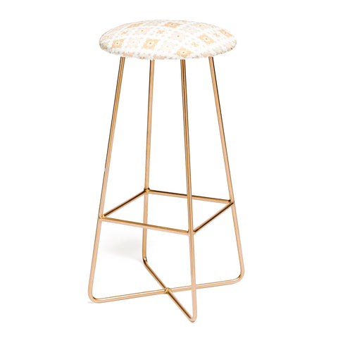 Iveta Abolina Floral Crochet Bar Stool