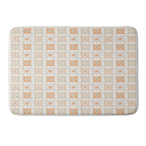 Iveta Abolina Floral Crochet Memory Foam Bath Mat