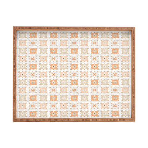 Iveta Abolina Floral Crochet Rectangular Tray