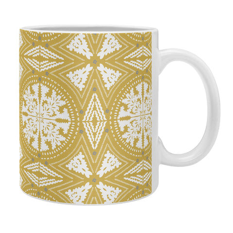 Iveta Abolina Floral Dijon Light Coffee Mug