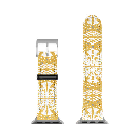 Iveta Abolina Floral Dijon Light Apple Watch Band