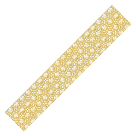 Iveta Abolina Floral Dijon Light Table Runner