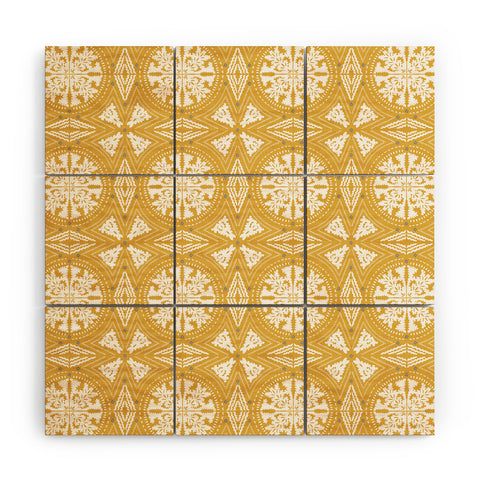 Iveta Abolina Floral Dijon Light Wood Wall Mural