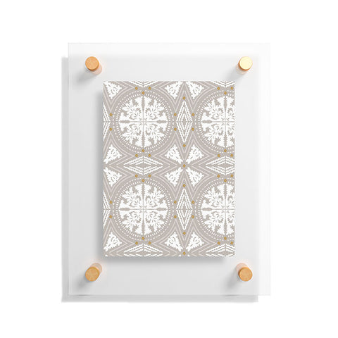 Iveta Abolina Floral Dove Grey Floating Acrylic Print