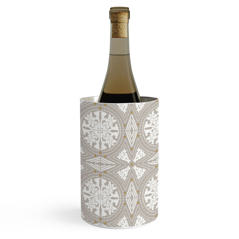 Iveta Abolina Floral Dove Grey Wine Chiller