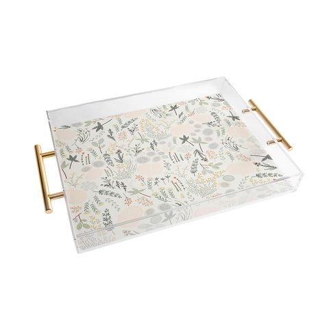Iveta Abolina Floral Goodness Acrylic Tray