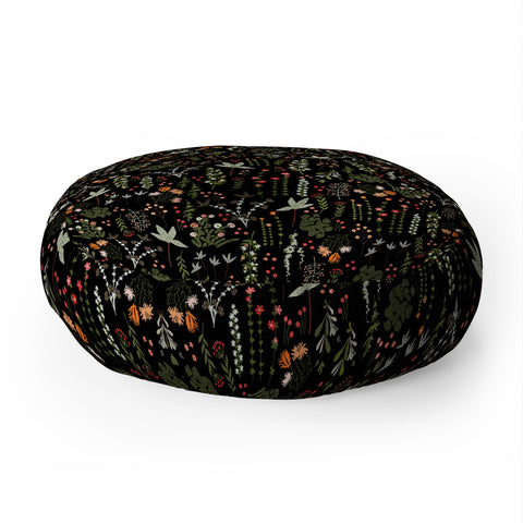 Iveta Abolina Floral Goodness II Floor Pillow Round