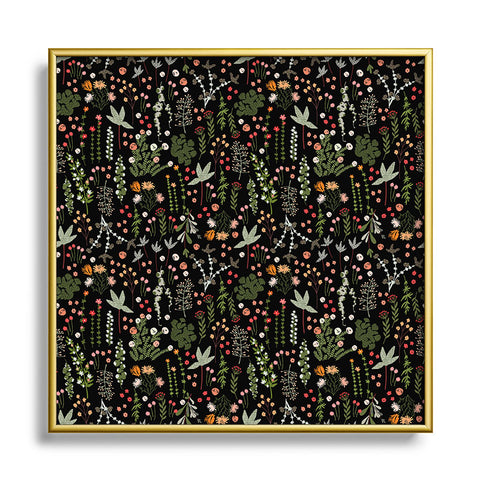 Iveta Abolina Floral Goodness II Square Metal Framed Art Print