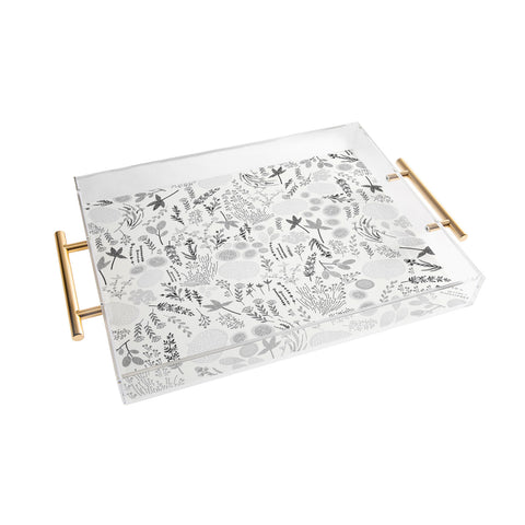 Iveta Abolina Floral Goodness III Acrylic Tray
