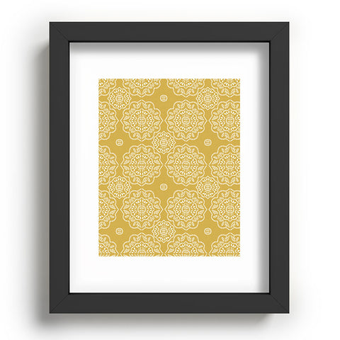 Iveta Abolina Floral Tile Dijon Light Recessed Framing Rectangle