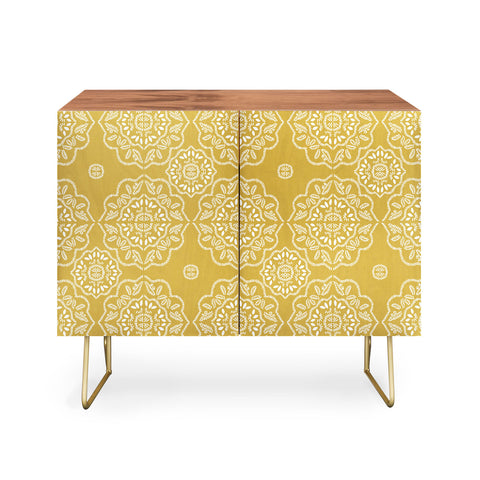 Iveta Abolina Floral Tile Dijon Light Credenza