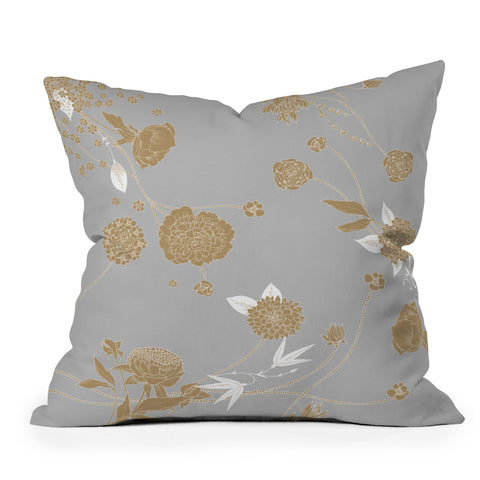 Iveta Abolina Foggy Morning Outdoor Throw Pillow