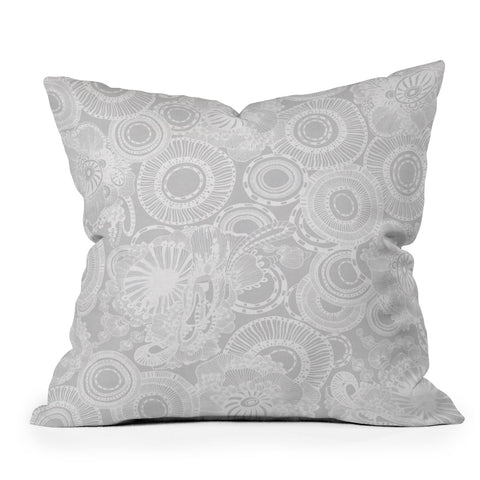 Iveta Abolina Foggy Surf Outdoor Throw Pillow