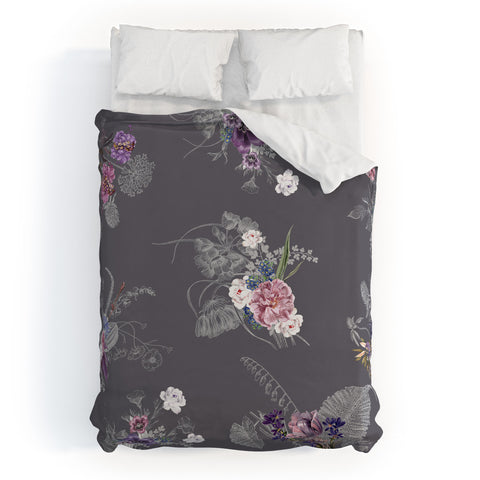 Iveta Abolina French Countryside Charcoal Duvet Cover
