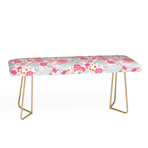 Iveta Abolina Fuchsia Bloom Bench