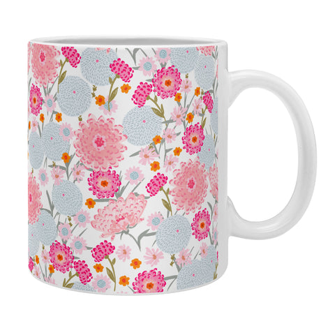 Iveta Abolina Fuchsia Bloom Coffee Mug