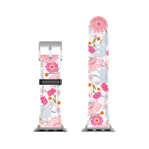 Iveta Abolina Fuchsia Bloom Apple Watch Band