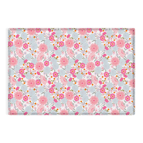 Iveta Abolina Fuchsia Bloom Outdoor Rug