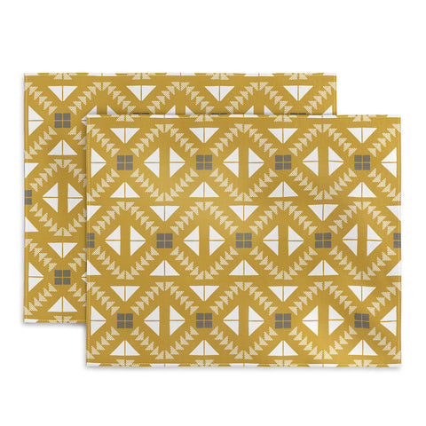 Iveta Abolina Geometric Dijon Placemat